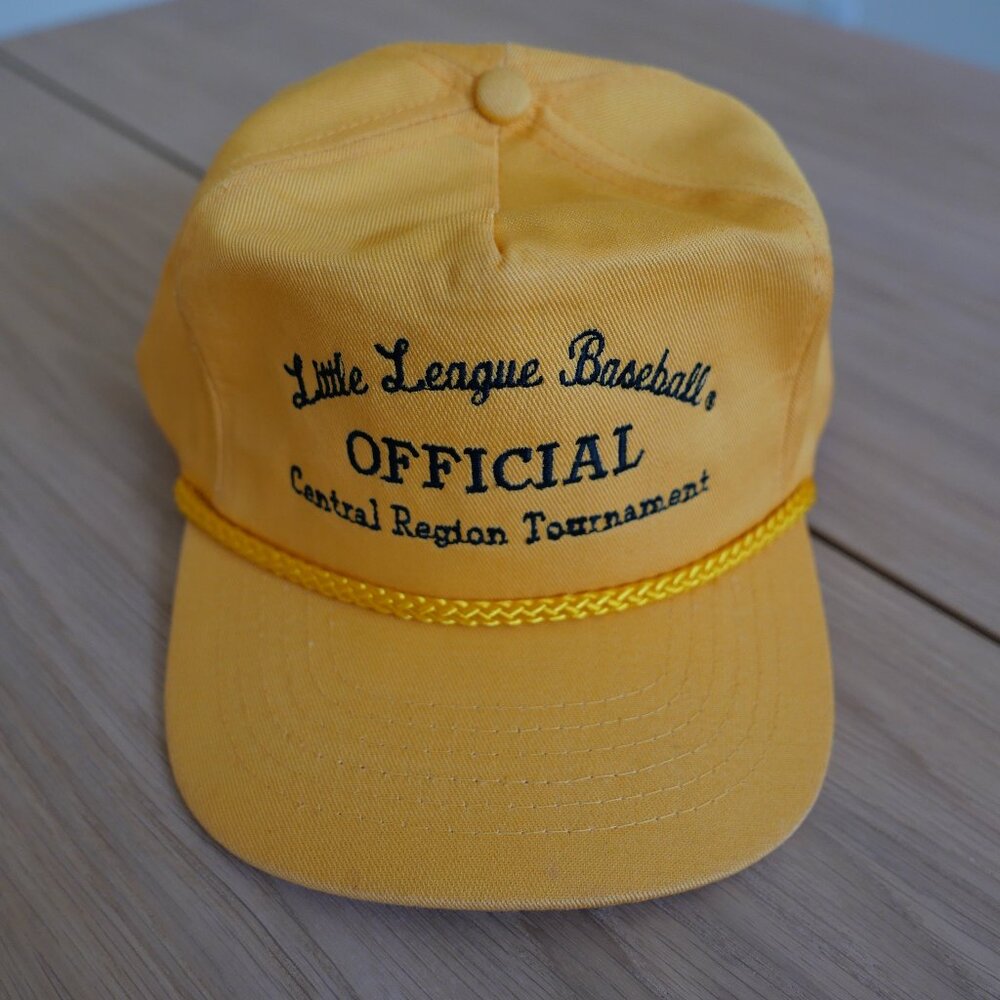 Vintage Snapback Cap // 90s Little League Central Region Tournament Official Hat